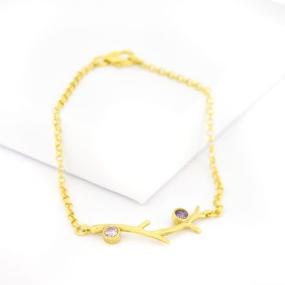 Bracelet Racines d'Amour [Plaqué Or 18ct]