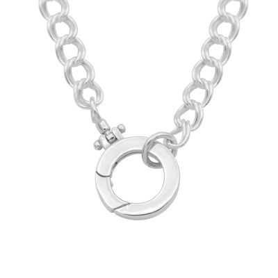 Emma Curb Chain Necklace [Sterling Silver]