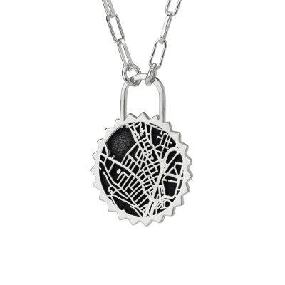 Navigationskarte Frauen Halskette [Sterlingsilber]