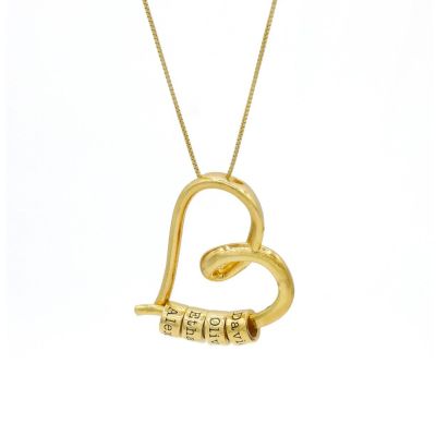 Ties of the Heart Name Necklace [18K Gold Vermeil]