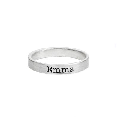 Classic Engraved Ring [Sterling Silver]