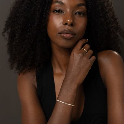 Classic Tennis Bracelet [18K Gold Plated]