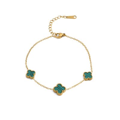 Evergreen Clover Bracelet [Gold Plated]