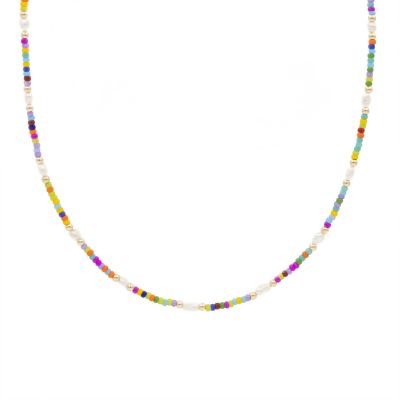 Colorful Pearl Necklace