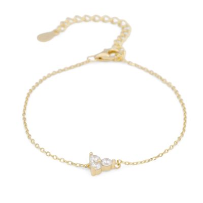 Crystal Bloom Bracelet [18K Gold Vermeil]