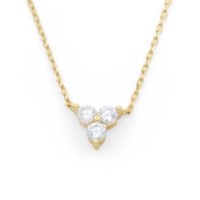 Crystal Bloom Necklace [18K Gold Vermeil]