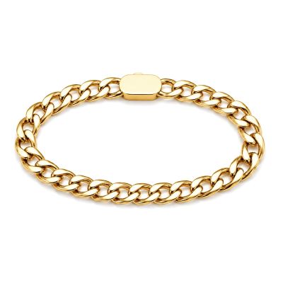 Cuban Link Chain Bracelet [Gold Plated]