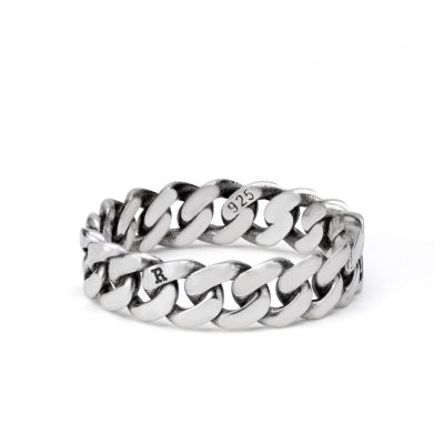 Cuban Link Chain Ring