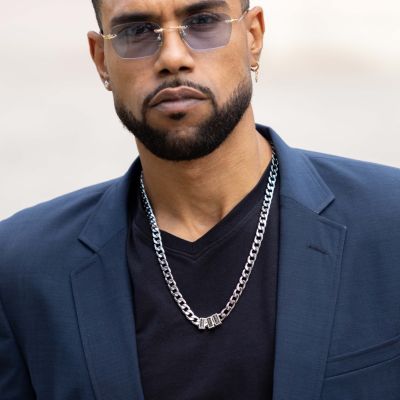 Cuban Link Chain With Names - 8mm 