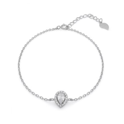 Dazzling Drop Bracelet [Sterling Silver]