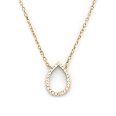 Drop of Sparkle Necklace [18K Gold Plated]