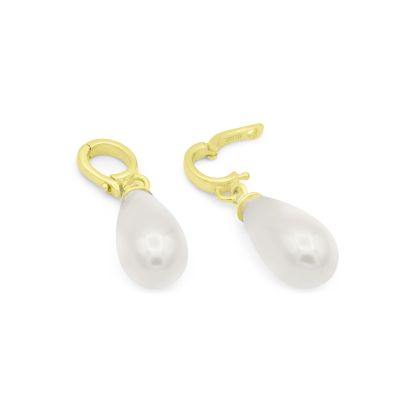 Drop Pearl Charm [18K Gold Plated]