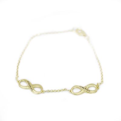 Bracciale Infinito [Placcato Oro 18kt]