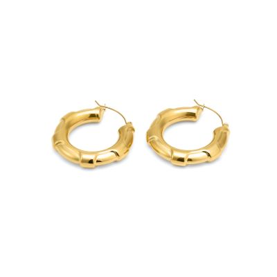 Bold Textured Hoops