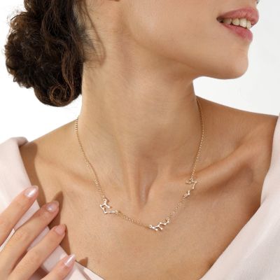 Ella Zodiac Necklace [18K Gold Vermeil]
