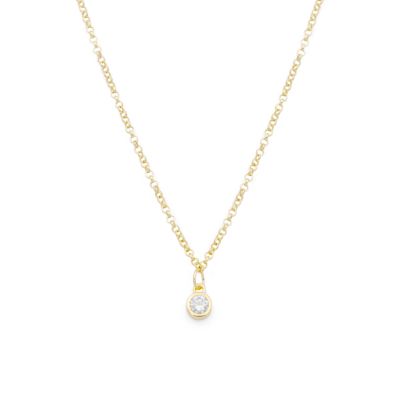 Enchanted Star Solitaire Necklace [18K Gold Vermeil]