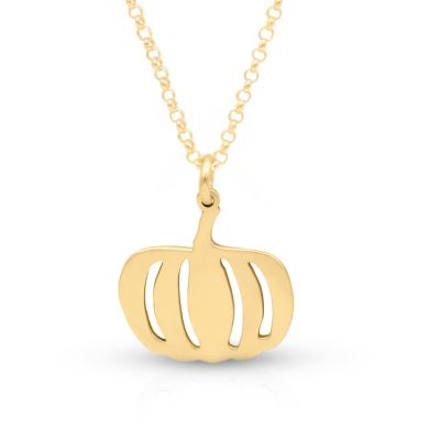 Fall Magic Pumpkin Pendant Necklace [18K Gold Vermeil]