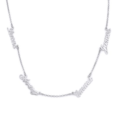 Family Bond Multi-Name Necklace [Sterling Silver]