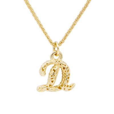 Family Roots Initial Necklace [14 Karat Gold]