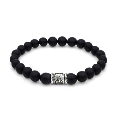 Family Tree Black Onyx Men Bracelet