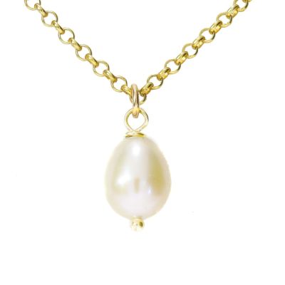 Collier Perle [Plaqué Or 18ct]