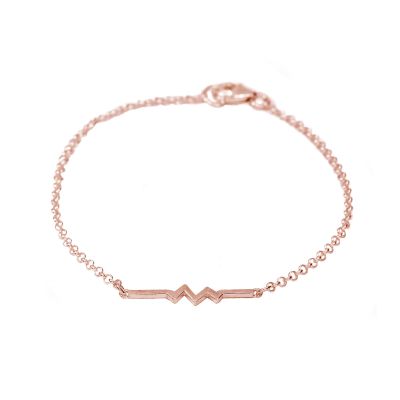 Talisa Beat Bracelet [Rose Gold Plated]