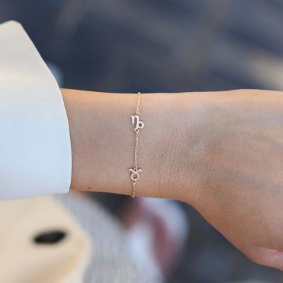 Helena Zodiac Bracelet [18K Gold Plated]