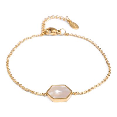 Hexagonal Charm Bracelet  