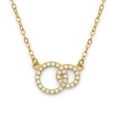Linked Circles Necklace [18K Gold Plated]