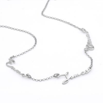 Talisa Italic Multi-Name Necklace [Sterling Silver]