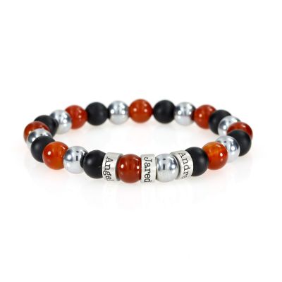 Bracelet Synergie de Velours Prénom [Argent 925]