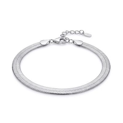 Katherine Herringbone Bracelet [Sterling Silver]