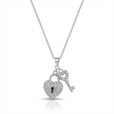 Key to My Heart Necklace [Sterling Silver]