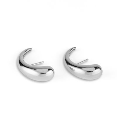 Large Dôme Earrings [Sterling Silver]