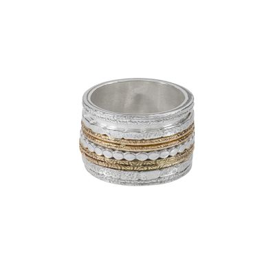 Anello Flussi di Vita con Spinner [Placcato Oro 18kt]