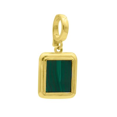 Emma Malachite Charm [18K Gold Vermeil]