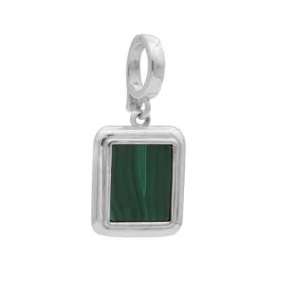 Charm Emma en Malachite [Argent 925]