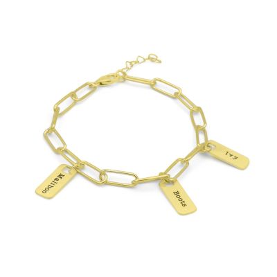 Bracelet Melissa avec Prénoms [Vermeil 18ct]