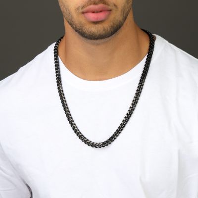 Dark Cuban Link Chain - 12mm 