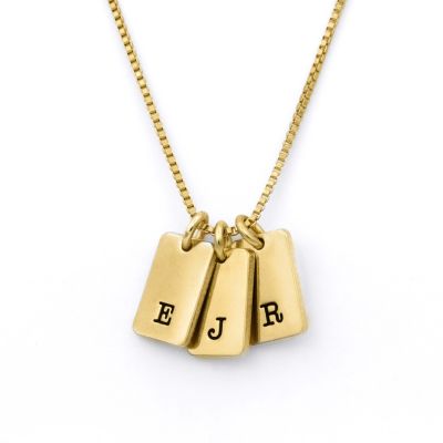 Mirella Kette mit Initialen [750er vergoldet]