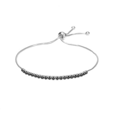 Moon Sparkle Adjustable Bracelet [Sterling Silver]