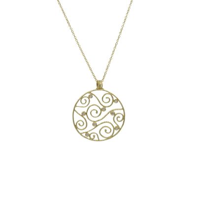 Unbreaking Wave Necklace [18K Gold]