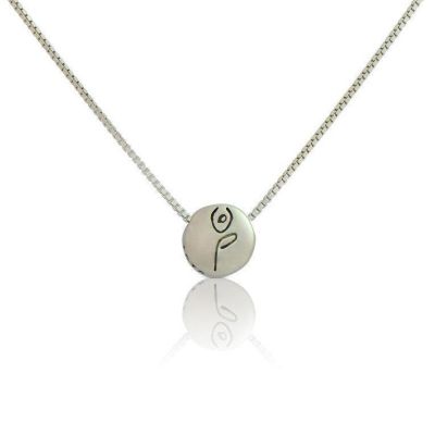 BE STRONG - Sterling Silver Pendant Box Chain Necklace