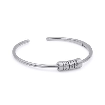 Tied Together Personalized Bangle [Sterling Silver]
