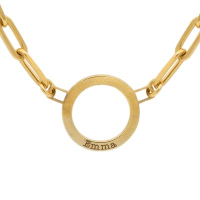 Collana La mia Ancora con Nome [Placcata Oro 18kt]