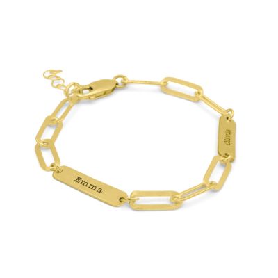 Bracciale Arya con Nome [Placcato Oro 18kt] 