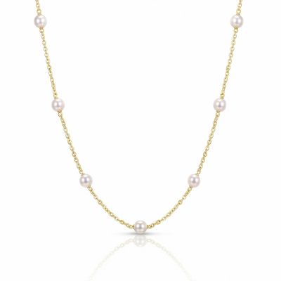 Pearl Bloom Necklace [18K Gold Plated]