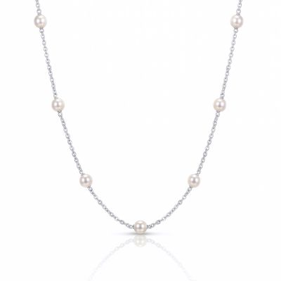 Pearl Bloom Necklace [Sterling Silver]