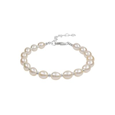 Sophie Pearl Bracelet [Sterling Silver]