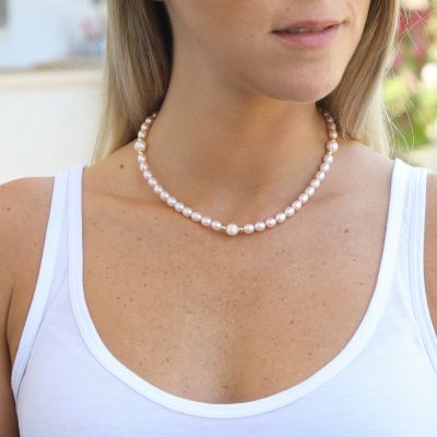 Sophie Pearl Necklace [Gold Plated]